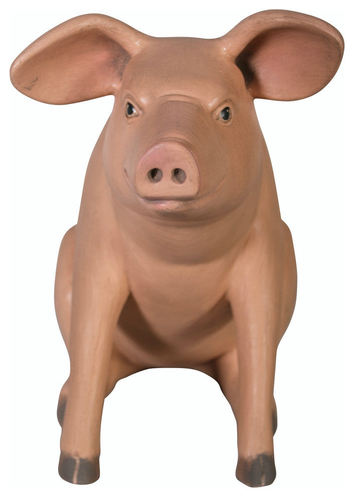 Sitting in Hog Heaven Pig Statue