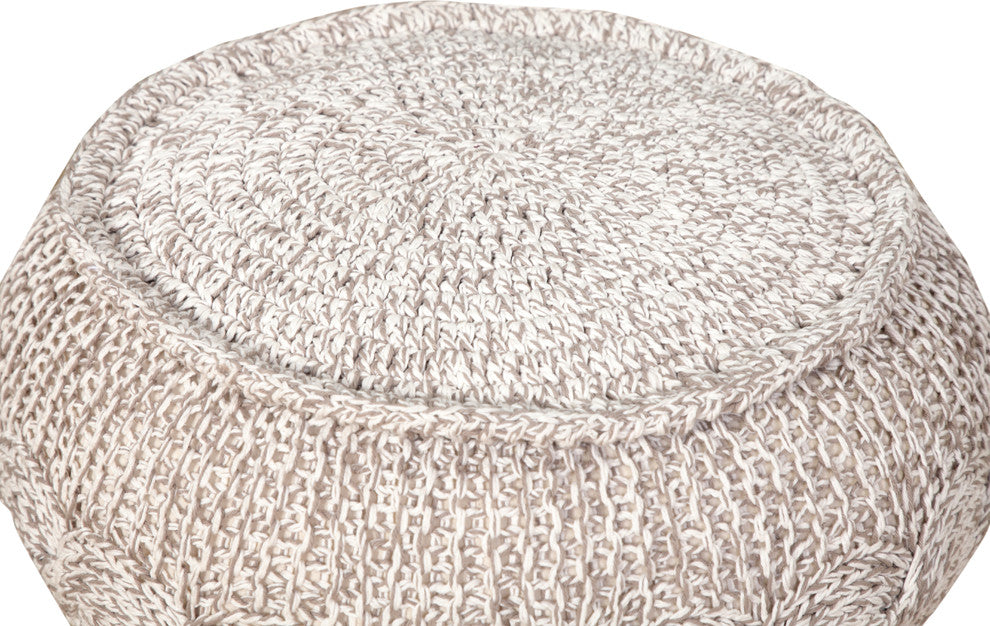 Natural Jute Pouf