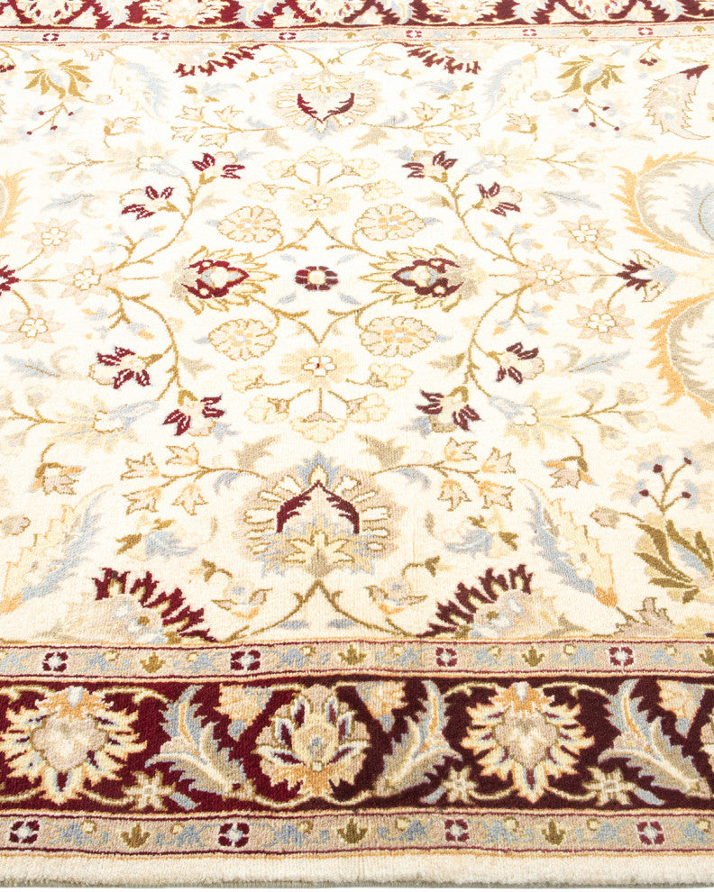 Mogul, One-of-a-Kind Hand-Knotted Area Rug Ivory, 4'2"x6'2"