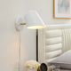 Sconce Wall Lamp Light Fixture, White, Metal, Modern Cafe Bistro Hospitality