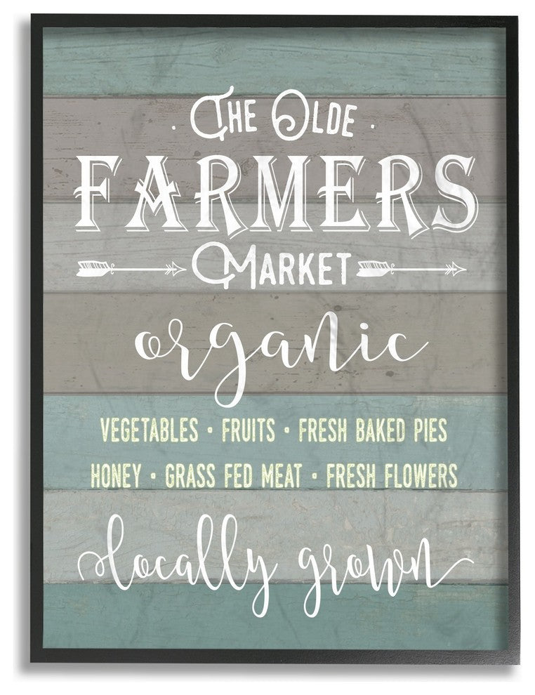 Stupell Ind. Olde Farmers Market Framed Giclee Art, 16x20