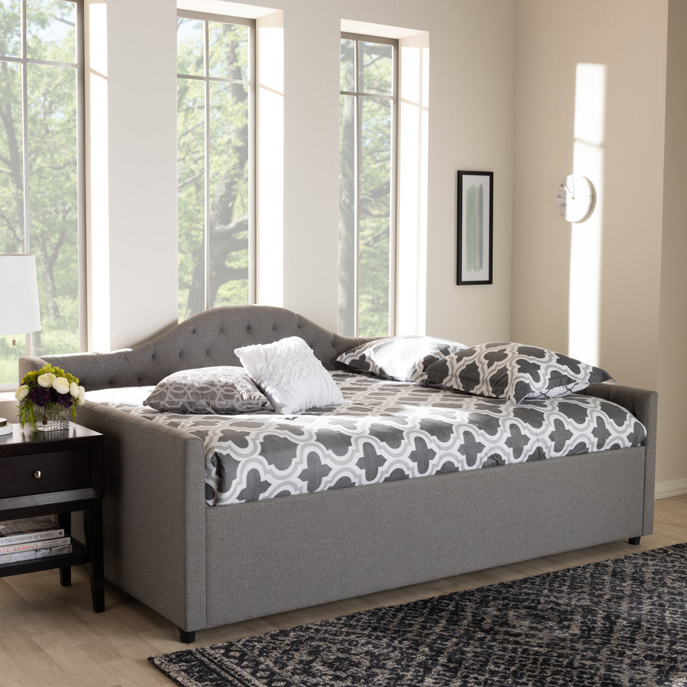 Eliza Gray Fabric Full Daybed