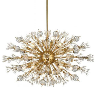 Elegant Lighting 2550D36 Vera 24 Light 36"W Pendant - Satin Gold