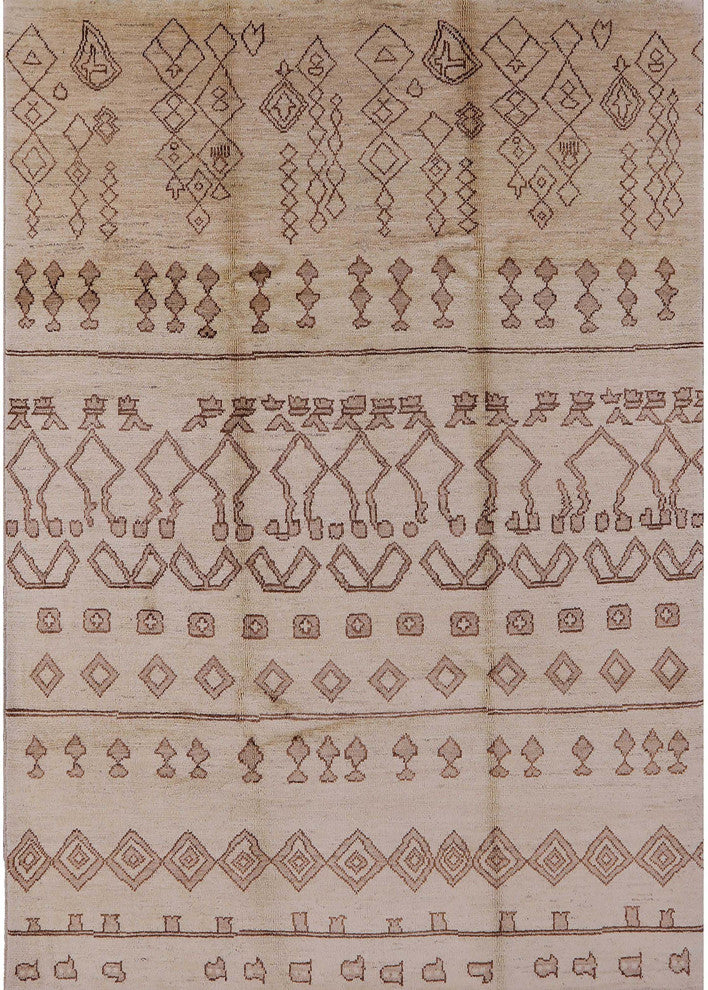 Ahgly Company Indoor Rectangle Mid-Century Modern Area Rugs, 7' x 10'