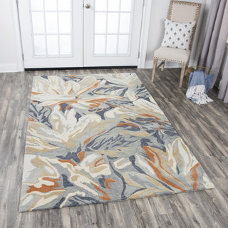 Rizzy Home MO757A Mod Area Rug 2'6"x8' Blue