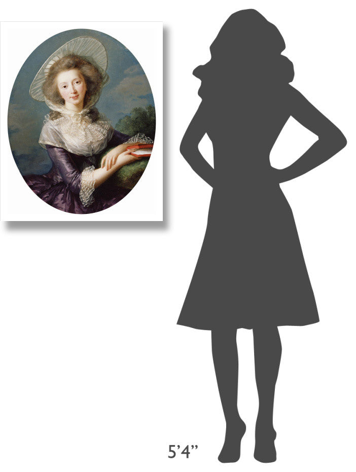 "The Vicomtesse de Vaudreuil" Paper Print by Elisabeth Vigï¿½e Le Brun, 24"x30"