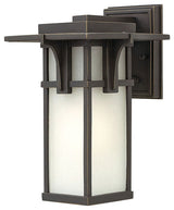 Hinkley Manhattan Small Wall Mount Lantern, Oil Rubbed Bronze