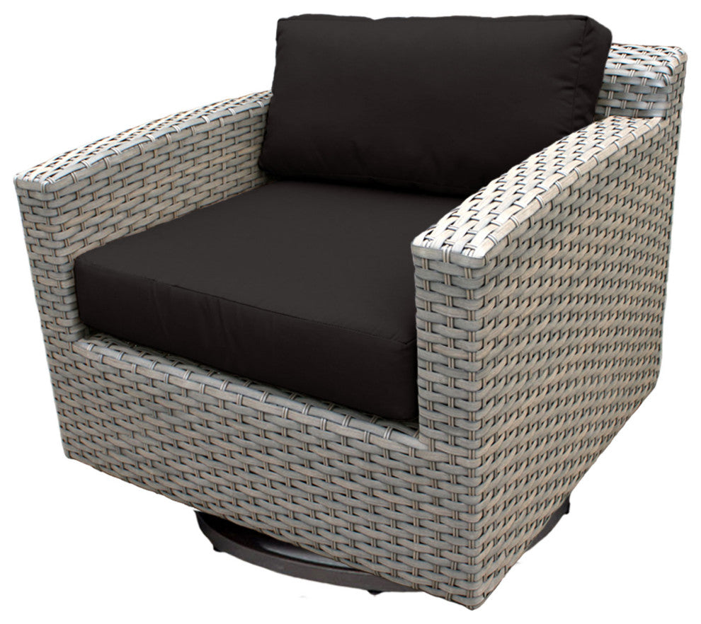 Florence Swivel Chair Black