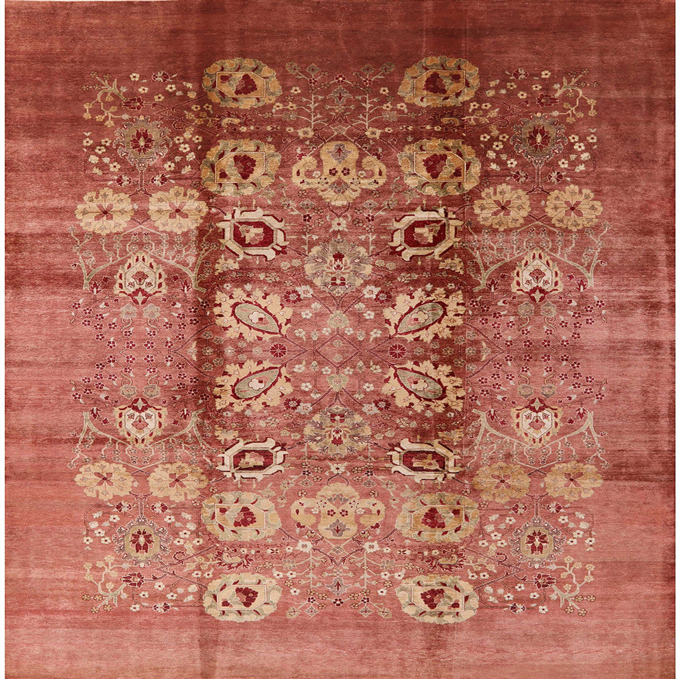 Ahgly Company Indoor Square Mid-Century Modern Area Rugs, 3' Square