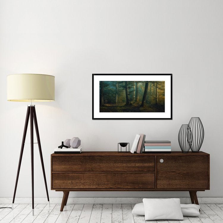 "October Colors" Framed Digital Print by Norbert Maier, 44x25"