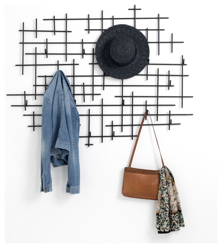 Crossin Coat Rack-Iron Matte Black