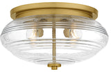 Quoizel QFL6773 Gatonby 4 Light 16"W Flush Mount Ceiling Fixture - Brushed Gold