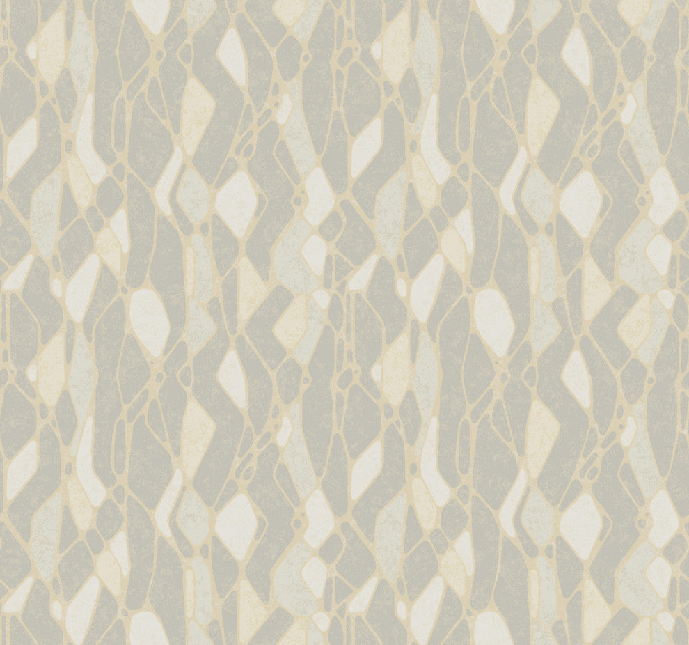Gray Stained Glass Wallpaper
