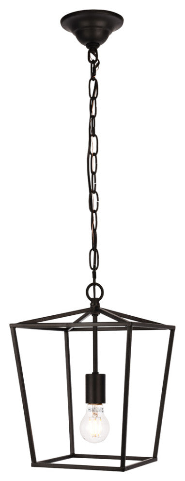 Living District LD6008D9BK Maxime 1-Light Pendant