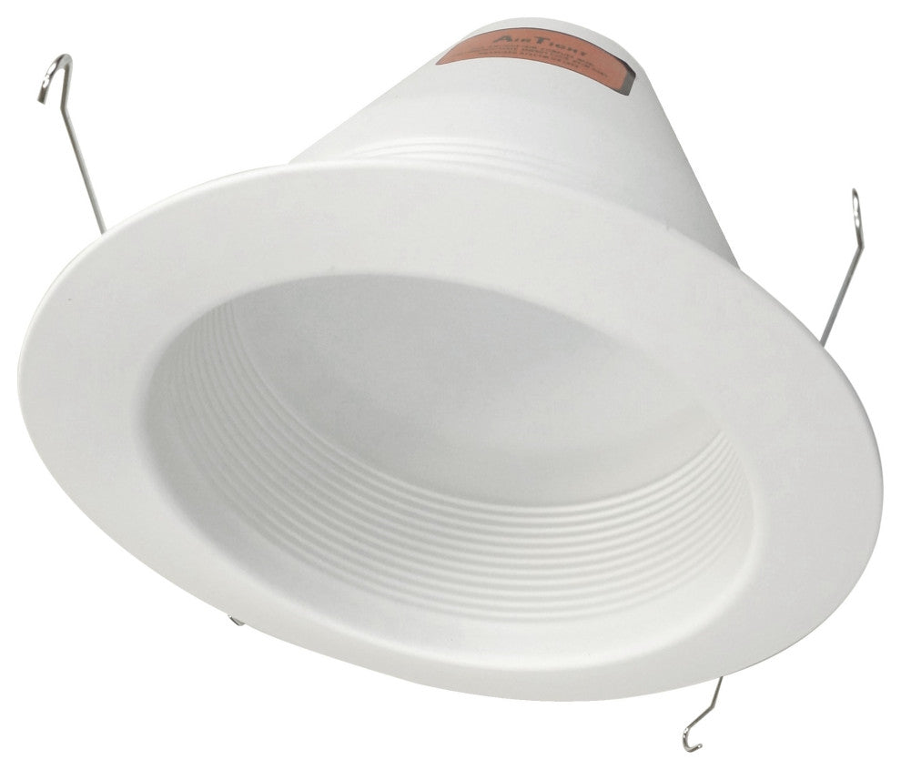 6 in. Airtight Recessed Cone Baffle Trim, Fits 6 inch Housings, White, Dry Location Rated