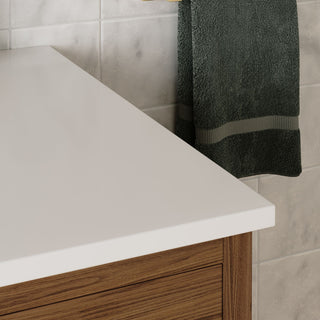 The Richmond Bathroom Vanity, Walnut, 42", Single Sink, Freestanding