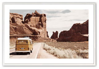 Opaque White 12" x 16" Off the Beaten Path Framed Print