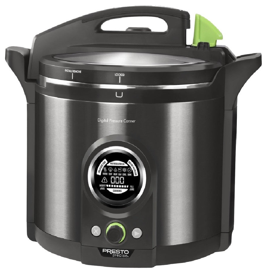 Presto 02144 Digital Pressure Canner, Stainless Steel, Black