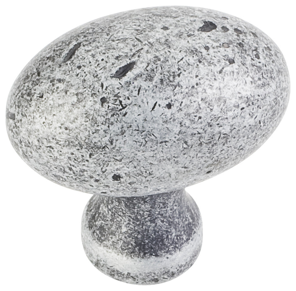 Belcastel 2 Cabinet Knob, Distressed Antique Silver