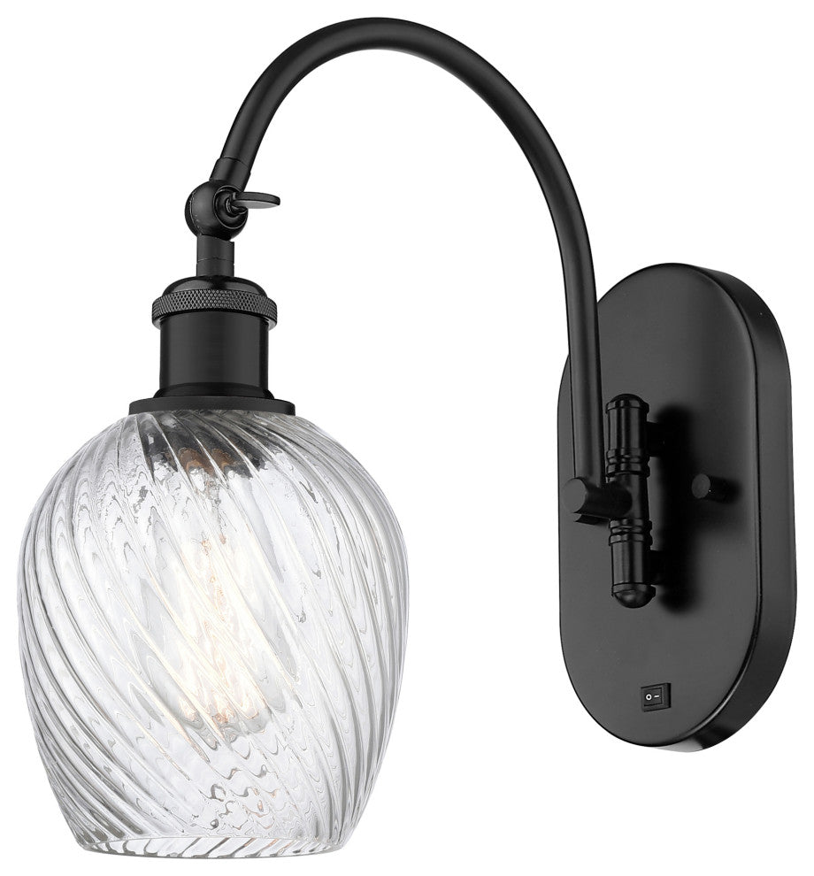 Innovations 518-1W-BK-G292 1-Light Sconce, Matte Black