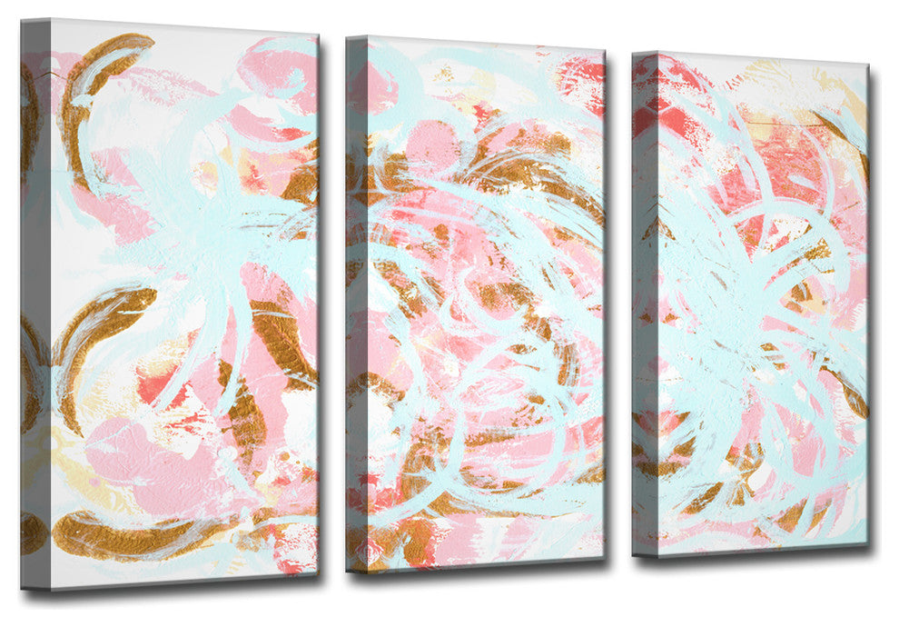 Ready2HangArt 'Grande Jete' Wrapped Canvas Art Set, 40"x60" 3-Panels