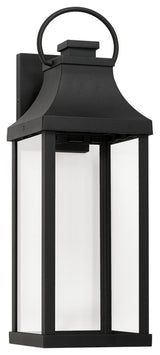 Capital Lighting 946421-GL Bradford 21" Tall Outdoor Wall Sconce - Black
