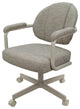 M-70 Caster Swivel Tilt Kitchen Chair with Wheels, Hemsath Driftwood - Beige