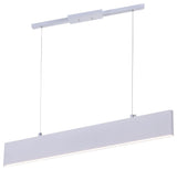 Krista LED Chandelier With Satin White Finish