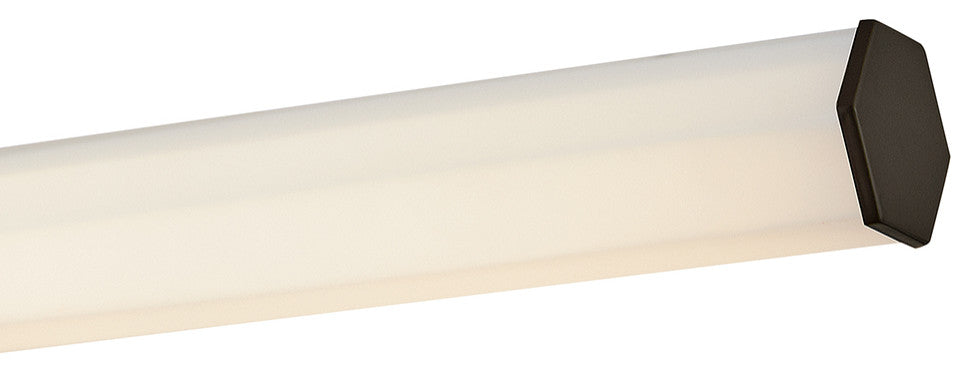 Hinkley 40" Facet Medium Integrated LED Linear Chandelier - Black Oxide