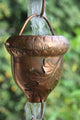Autumn Oak Rain Chain With Installation Kit, 15 Foot