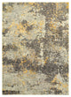Elements Gilded Marble Gray/Gold Area Rug, 3'3"x5'2"