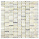 Carrara Waterflow Polished Mosaic Tile, 12"x12", Set of 50