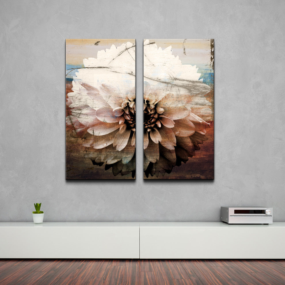 Daisy Canvas Wall Art, 2-Piece Art Set