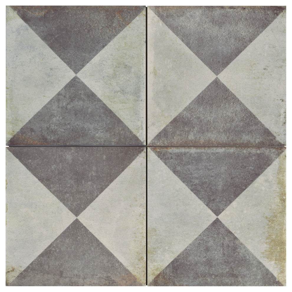 D'Anticatto Decor Porcelain Floor and Wall Tile, Triangoli