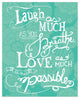 Love Much 16x20 Canvas Wall Art