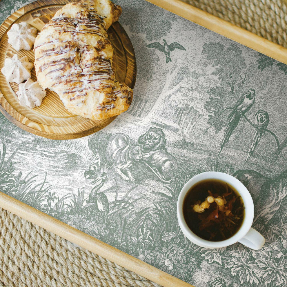 Jungle Toile Peel & Stick Wallpaper