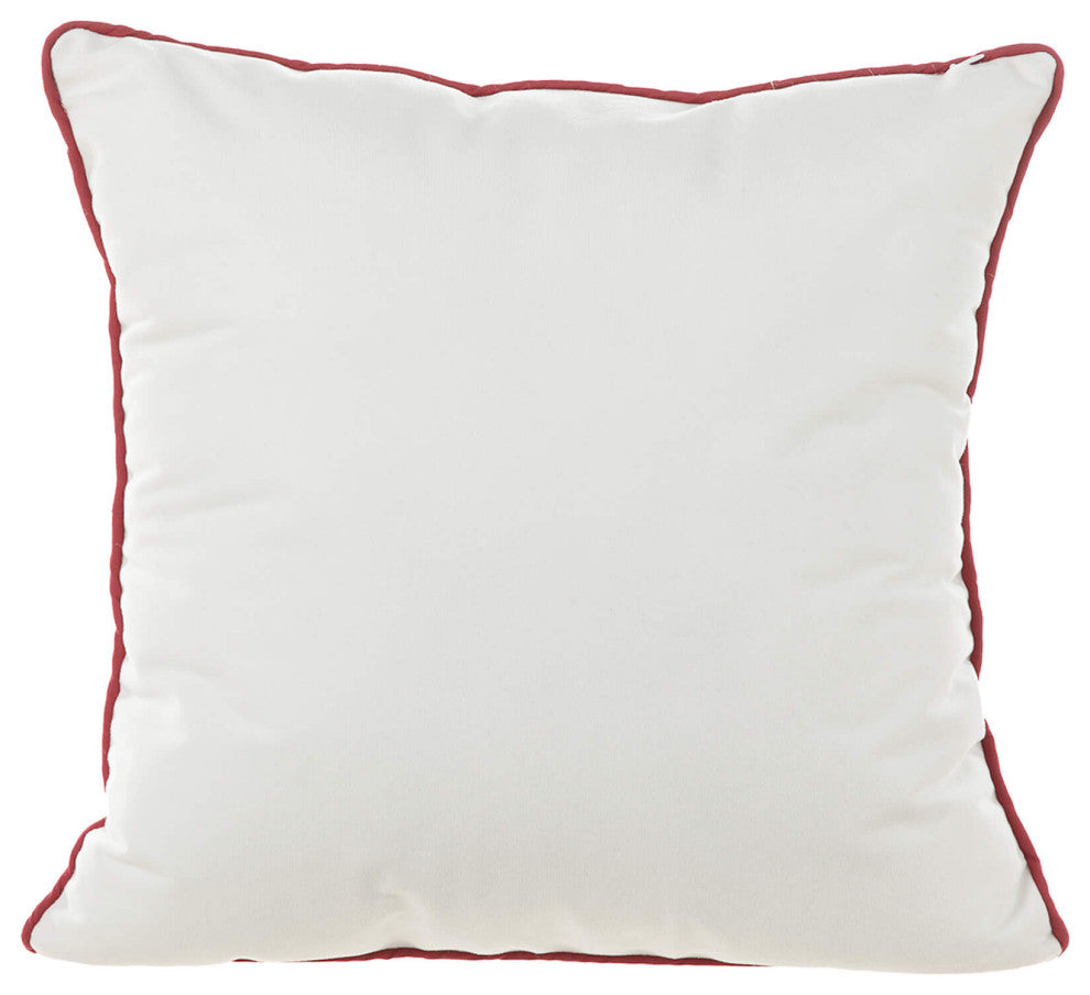 18"Lx18"W 3D Heavy Knitted Gnome Pillow