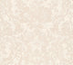 Moments, Baroque Motifs, Flowers And Garlands Cream Wallpaper Sample, Modern