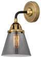 Small Cone Sconce, Black Antique Brass, Plated Smoke, Plated Smoke