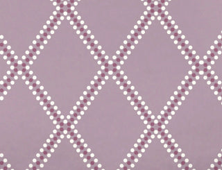 Diamond Dots Decorative Holiday Geometric Print Bath Towel, Lavender
