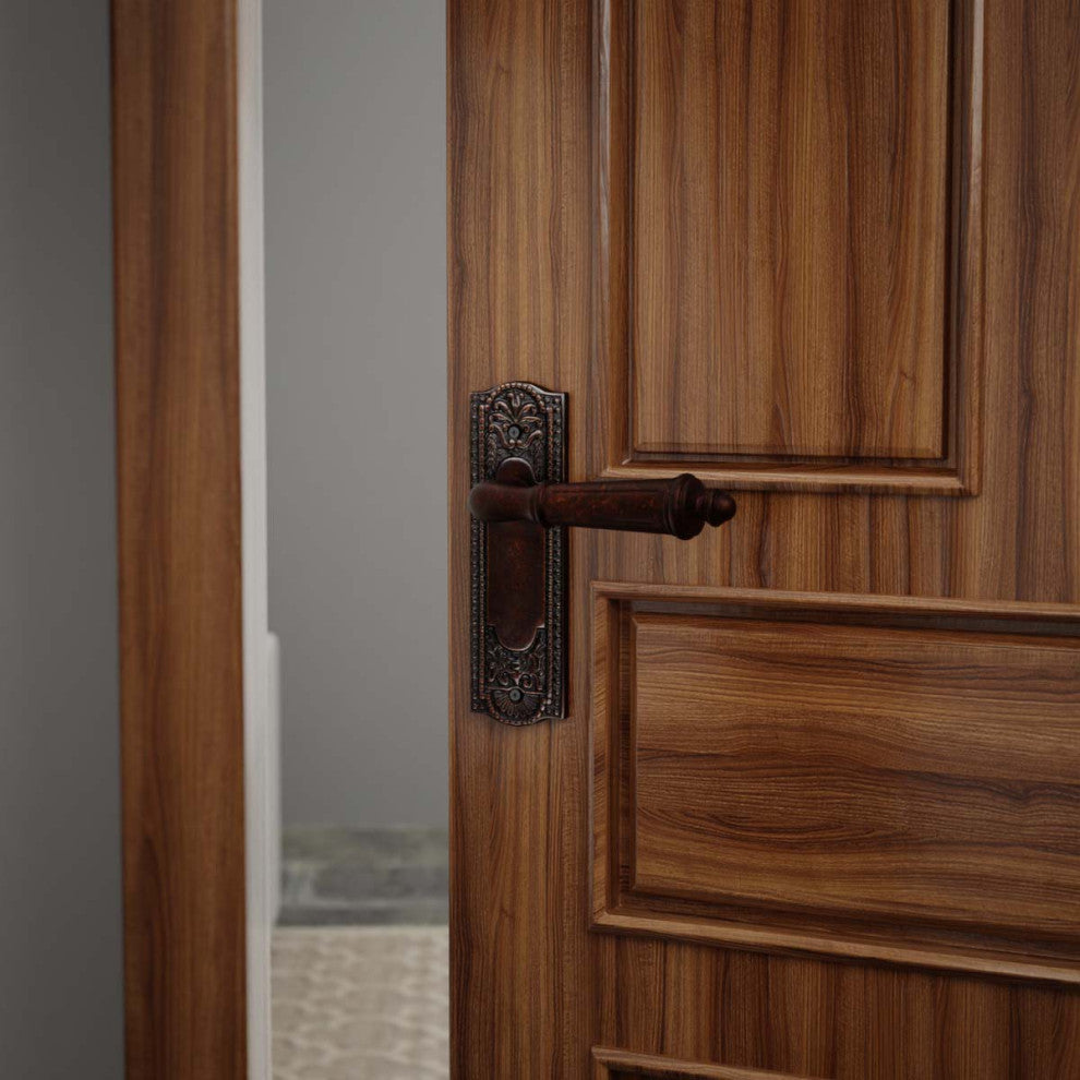 Black Door Plate Bronze Solid Brass Finish Without Keyhole Renovators Supply