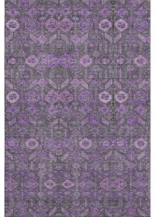 Premium Machine Washable Mayfield AMF574 Purple 3' x 5' Rug