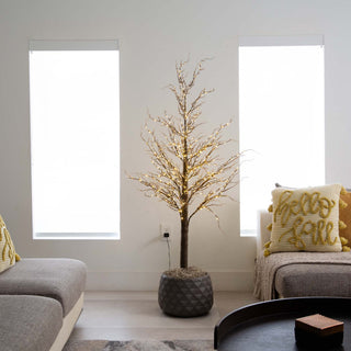 Lifestyle shot in living room with product placed in room setting.