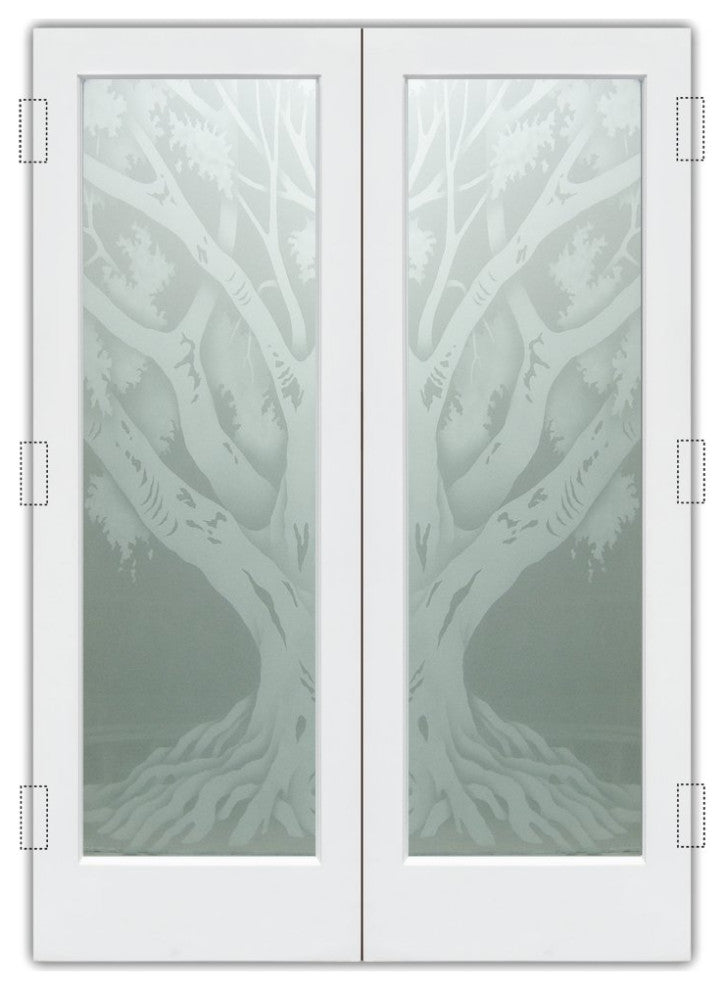Interior Prehung Door or Interior Slab Door - Oak Tree II - Primed - 28" x...