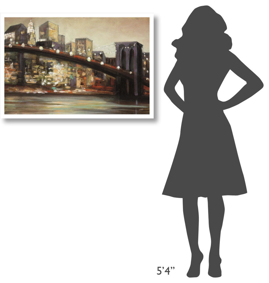 "NYC After Hours Crop" Digital Paper Print by Julia Purinton, 38"x26"