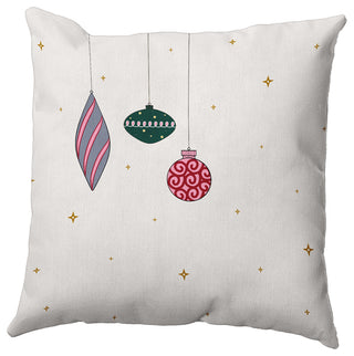 Christmas Green Light Bright Christmas Polyester Throw Pillow, 20"x20"