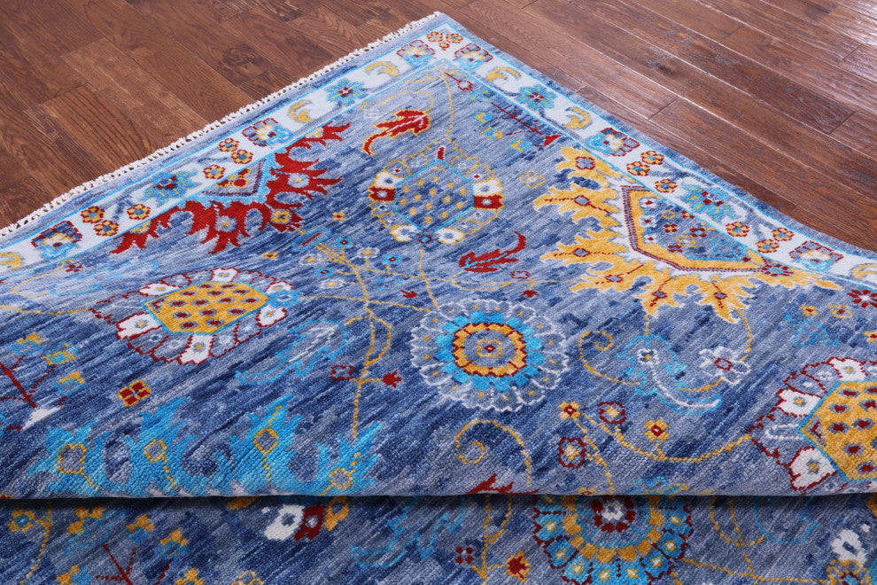 9' 0" X 12' 1" Turkish Oushak Handmade Rug - Q13442