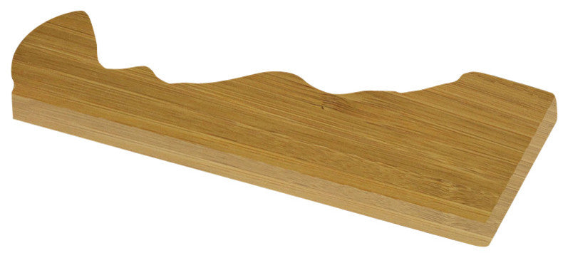 State Shaped Cutting Boards, Black Richlite, Delaware