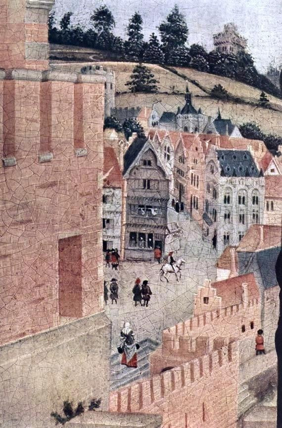 Rogier Van der Weyden St Luke Drawing a Portrait of the Madonna Wall Decal