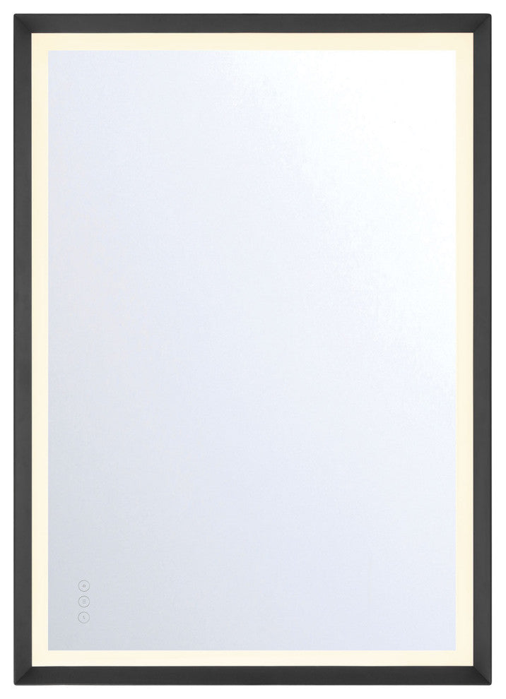 Artell Vertical Mirror - 30" x 42", Brushed Black